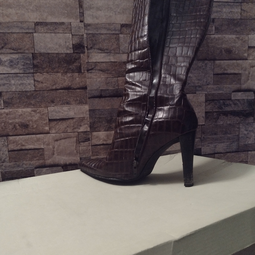 Brown Croc boots
